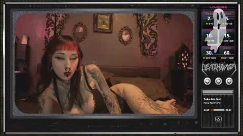 Snapshot of 666deathgasm chatting on June 14, 6:32 pm Juune online show from June 14, 6:32 pm