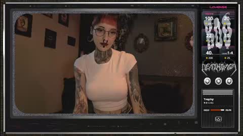 Snapshot of 666deathgasm chatting on June 24, 7:24 pm Juune online show from June 24, 7:24 pm