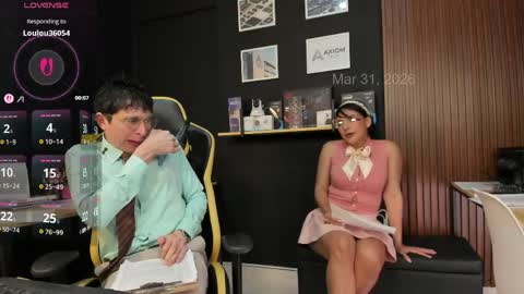 Snapshot of _danyland_ chatting on March 31, 8:42 pm WELCOME TO THE OFFICE online show from March 31, 8:42 pm