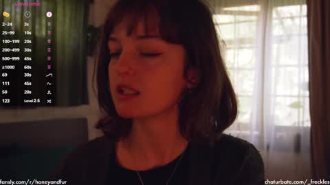 Snapshot of _freckles chatting on February 16, 10:10 pm Jacqui Queen goddess motorcycle mozzarella Jaq next livestream see bio online show from February 16, 10:10 pm