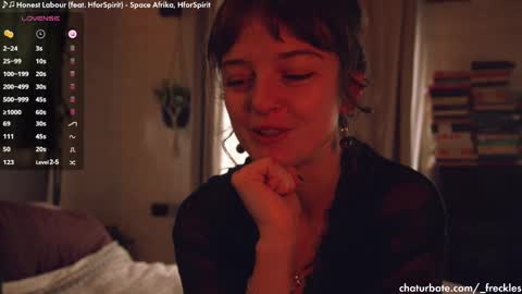 Snapshot of _freckles chatting on March 4, 10:38 pm Jacqui Queen goddess motorcycle mozzarella Jaq next livestream see bio online show from March 4, 10:38 pm