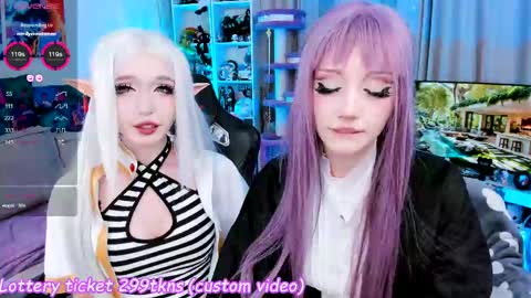 Emy and MilkyCute today    MY TG CHANNEL online show from May 8, 8:47 pm