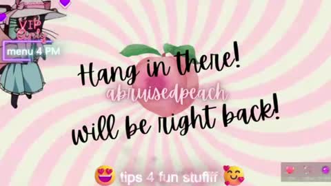 Peach online show from June 10, 2:56 am