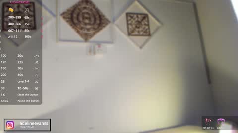 Snapshot of adelineevanss chatting on February 10, 3:35 am adeline online show from February 10, 3:35 am