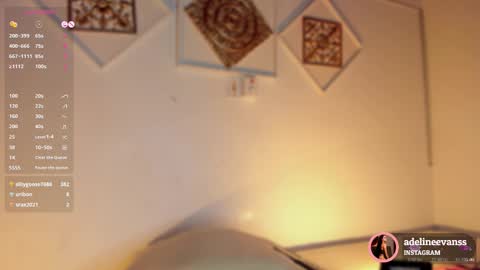 Snapshot of adelineevanss chatting on February 23, 8:06 am adeline online show from February 23, 8:06 am