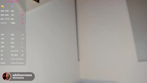 Snapshot of adelineevanss chatting on February 27, 10:15 am adeline online show from February 27, 10:15 am