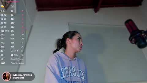 Snapshot of adelineevanss chatting on February 28, 10:41 am adeline online show from February 28, 10:41 am