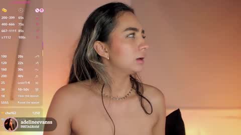 Snapshot of adelineevanss chatting on March 7, 10:13 am adeline online show from March 7, 10:13 am