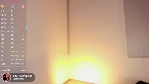 Snapshot of adelineevanss chatting on March 8, 4:12 am adeline online show from March 8, 4:12 am