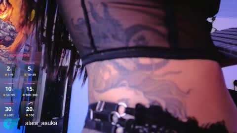 Snapshot of alaia_asuka chatting on March 9, 2:15 am Alaia online show from March 9, 2:15 am