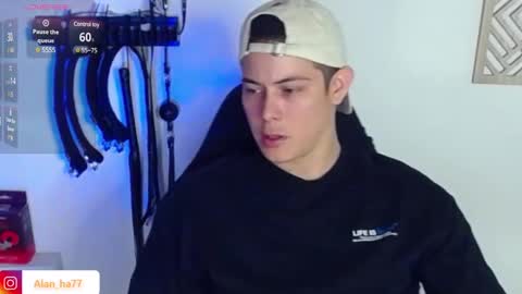 Snapshot of alan_hadid1 chatting on February 4, 1:02 am Alan Hadid online show from February 4, 1:02 am