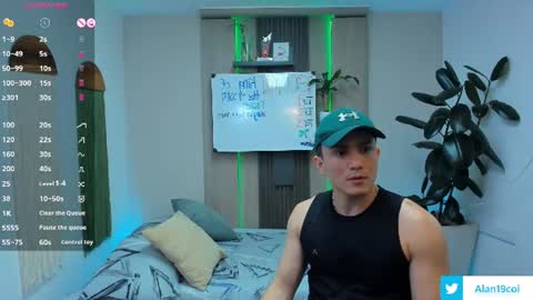 Snapshot of alan_nd_kevin chatting on June 20, 7:05 pm Alan Kevin can we reach 100 thumbs up please guys online show from June 20, 7:05 pm