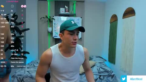 Snapshot of alan_nd_kevin chatting on June 21, 11:46 am Alan Kevin can we reach 100 thumbs up please guys online show from June 21, 11:46 am