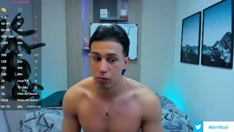 Snapshot of alan_nd_kevin chatting on July 29, 7:01 pm Alan Kevin can we reach 100 thumbs up please guys online show from July 29, 7:01 pm
