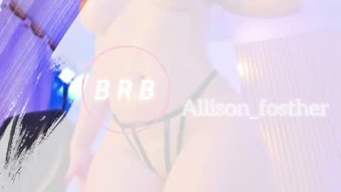 Snapshot of allison_fosther chatting on July 4, 5:13 am allison_fosther online show from July 4, 5:13 am