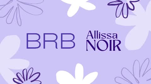 Snapshot of allissa_noir chatting on July 22, 2:25 am Allissa online show from July 22, 2:25 am
