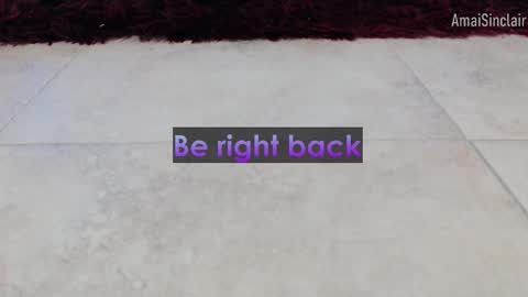 Amai  Sinclair  online show from September 12, 6:02 am