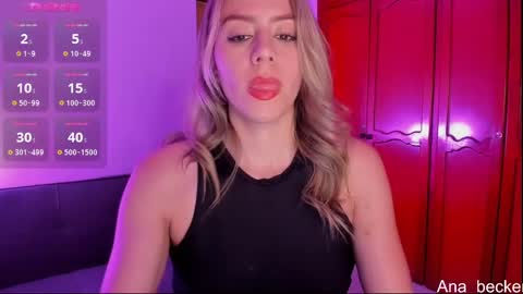 Snapshot of ana_becker1 chatting on January 29, 10:05 am Ana online show from January 29, 10:05 am