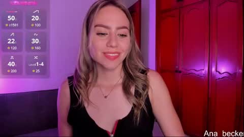 Snapshot of ana_becker1 chatting on February 7, 7:29 am Ana online show from February 7, 7:29 am