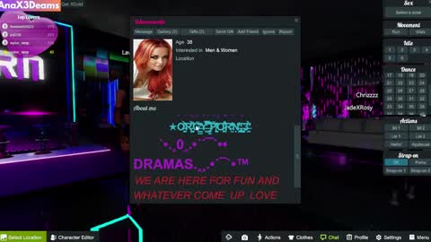 Snapshot of anax3dreams chatting on February 16, 1:36 am AnaX3Dreams online show from February 16, 1:36 am