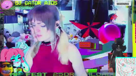 Snapshot of anchew chatting on October 28, 3:43 am ANIME NIGHTS JOIN OUR DISCORD  online show from October 28, 3:43 am