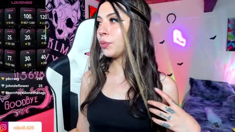 Snapshot of anni_420_ chatting on February 6, 6:08 am Nikoll online show from February 6, 6:08 am