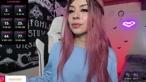 Snapshot of anni_420_ chatting on February 13, 3:39 am Nikoll online show from February 13, 3:39 am