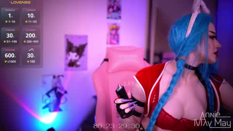 Snapshot of annie_may_may chatting on December 21, 6:30 am Annie May online show from December 21, 6:30 am