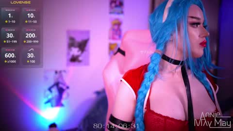 Snapshot of annie_may_may chatting on December 21, 3:53 pm Annie May online show from December 21, 3:53 pm