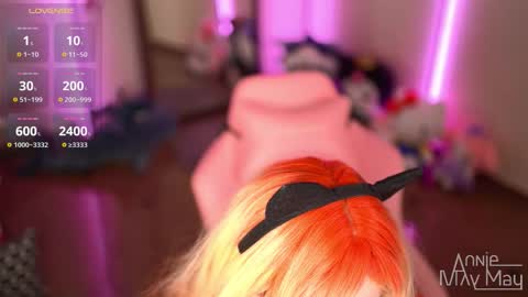 Snapshot of annie_may_may chatting on January 9, 1:36 pm Annie May online show from January 9, 1:36 pm