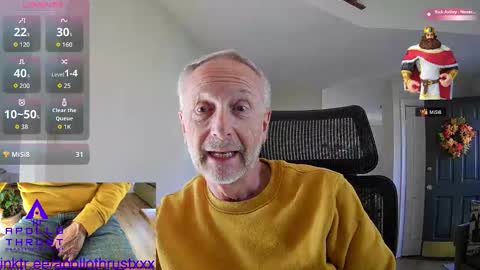 Apollo Thrust online show from December 3, 7:45 pm