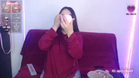 Snapshot of apriil_3 chatting on October 1, 3:01 am Abril Freelance Model online show from October 1, 3:01 am