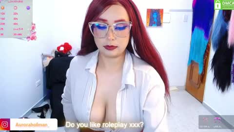 Snapshot of aurorahoffman chatting on May 13, 8:16 pm Aurora online show from May 13, 8:16 pm