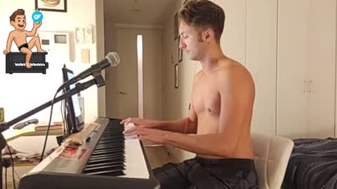 BareBritPianist online show from September 18, 7:32 am