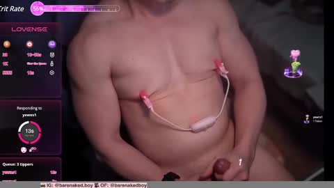 Snapshot of barenakedb0y chatting on March 9, 10:08 pm Barenaked boy online show from March 9, 10:08 pm