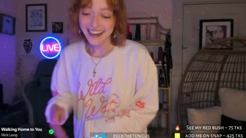 Beck the tongue online show from April 29, 10:27 pm