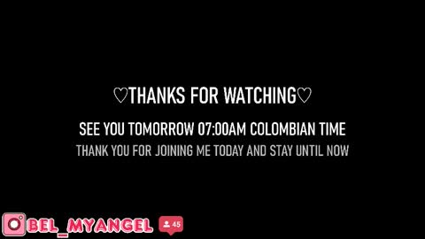 Snapshot of bella_franco chatting on December 13, 7:53 pm In instagran bel myangel online show from December 13, 7:53 pm