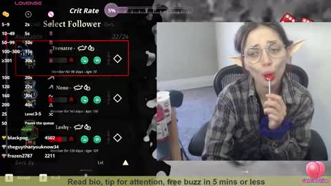 Bex Black online show from February 3, 4:01 pm