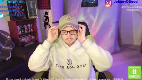 Snapshot of bigjohnny550 chatting on December 10, 12:17 am Johnny D Good online show from December 10, 12:17 am