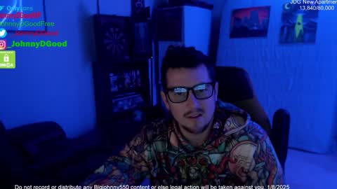 Snapshot of bigjohnny550 chatting on January 9, 9:58 pm Johnny D Good online show from January 9, 9:58 pm