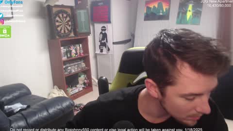 Snapshot of bigjohnny550 chatting on January 19, 11:10 pm Johnny D Good online show from January 19, 11:10 pm