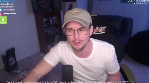 Snapshot of bigjohnny550 chatting on February 26, 2:48 am Johnny D Good online show from February 26, 2:48 am