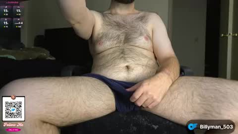 Snapshot of billyman503 chatting on October 28, 2:26 am BillyMan online show from October 28, 2:26 am