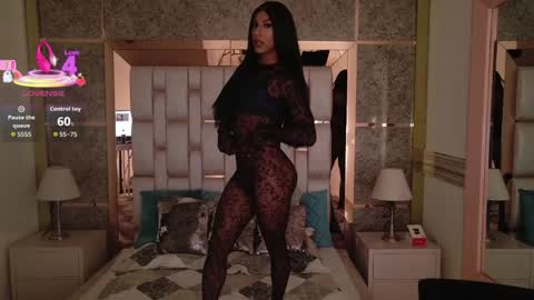 Snapshot of blackbeauty_ts chatting on April 12, 1:16 pm Nina online show from April 12, 1:16 pm