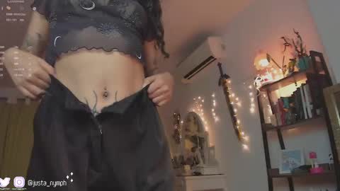   Im Nym  Justa nymph on twitter and IG online show from February 4, 2:17 am