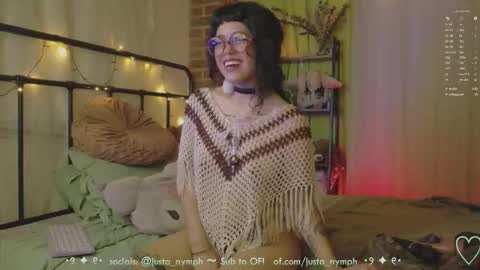   Im Nym  Justa nymph on twitter and IG online show from February 20, 6:19 am