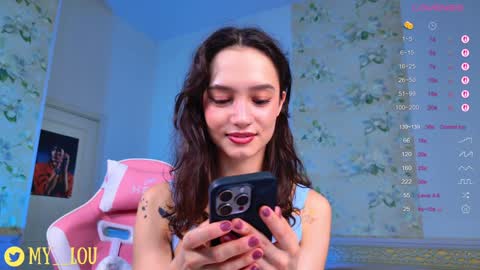 Snapshot of breeding_material chatting on October 6, 2:14 pm Ashley Dolce and Lou online show from October 6, 2:14 pm