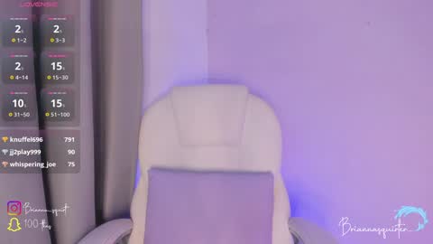 Snapshot of briannasquirter_ chatting on December 29, 6:35 am Brianna online show from December 29, 6:35 am