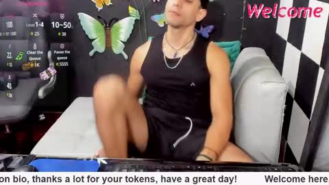 Snapshot of brunocuttie94 chatting on March 11, 6:08 pm Join my fan club here 150 tokens a month online show from March 11, 6:08 pm