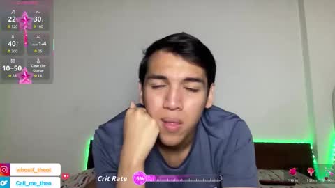 Snapshot of call_me_theo chatting on September 17, 9:22 am Mateo online show from September 17, 9:22 am
